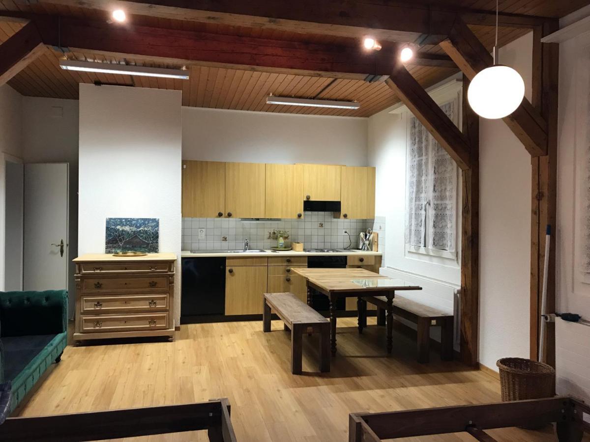Simple Studio 36M2 In The Center Of Burgdorf Private Parking Small Bathroom Eksteriør bilde