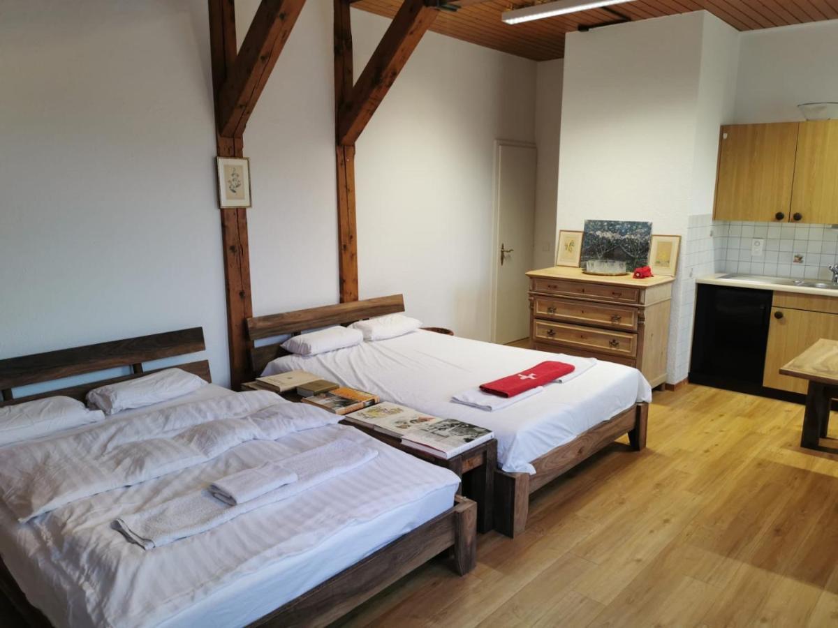 Simple Studio 36M2 In The Center Of Burgdorf Private Parking Small Bathroom Eksteriør bilde
