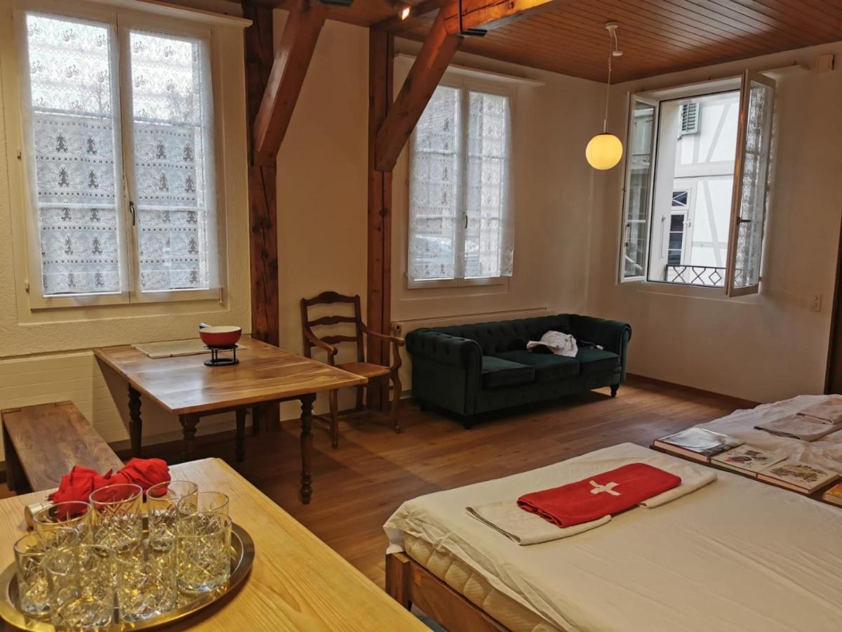 Simple Studio 36M2 In The Center Of Burgdorf Private Parking Small Bathroom Eksteriør bilde