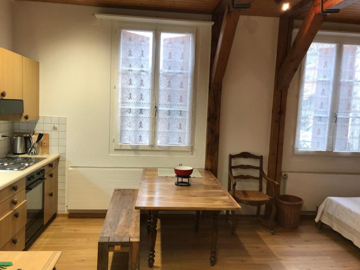 Simple Studio 36M2 In The Center Of Burgdorf Private Parking Small Bathroom Eksteriør bilde
